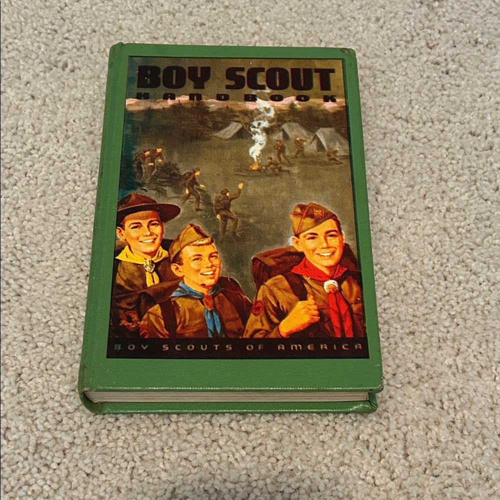 Boy Scout Handbook with Green Cover